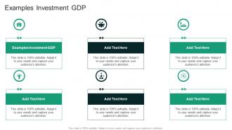 Examples Investment Gdp In Powerpoint And Google Slides Cpb