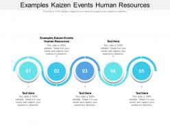 Examples kaizen events human resources ppt powerpoint presentation file pictures cpb