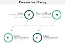 Examples lead scoring ppt powerpoint presentation ideas styles cpb