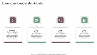 Examples Leadership Goals In Powerpoint And Google Slides Cpb