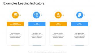 Examples Leading Indicators In Powerpoint And Google Slides Cpb