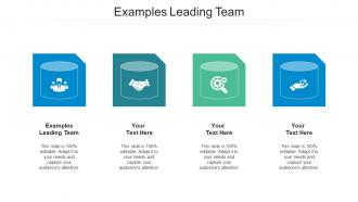Examples leading team ppt powerpoint presentation layouts layout cpb