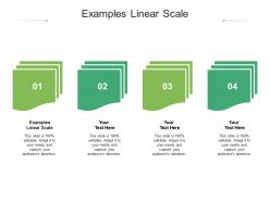 Examples linear scale ppt powerpoint presentation styles portrait cpb
