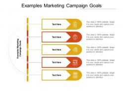 Examples marketing campaign goals ppt powerpoint presentation outline cpb