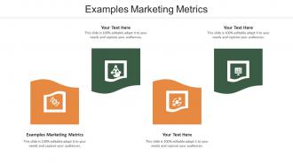 Examples Marketing Metrics Ppt Powerpoint Presentation Show Design Templates Cpb