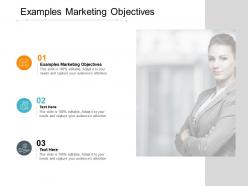 Examples marketing objectives ppt powerpoint presentation summary shapes cpb