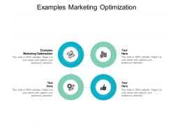Examples marketing optimization ppt powerpoint presentation examples cpb