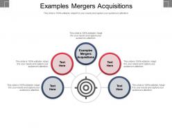Examples mergers acquisitions ppt powerpoint presentation infographics slides cpb