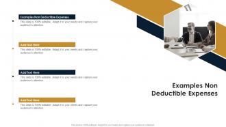 Examples Non Deductible Expenses In Powerpoint And Google Slides Cpb
