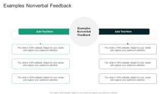 Examples Nonverbal Feedback In Powerpoint And Google Slides Cpb
