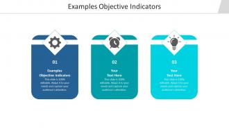 Examples objective indicators ppt powerpoint presentation gallery layout cpb