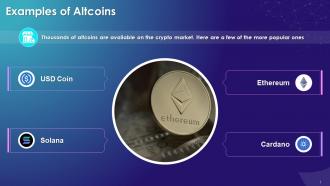 Examples Of Altcoins Training Ppt