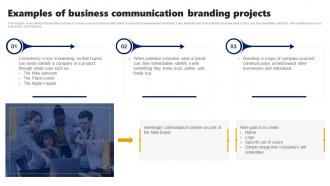 Examples Of Business Communication Branding Projects Branding Rollout Plan
