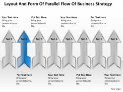 Examples of business processes and form parallel flow strategy powerpoint templates