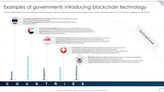 Examples Of Governments Introducing Decoding The Future Of Blockchain Technology BCT SS