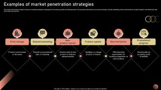 Examples Of Market Penetration Strategic Plan For Company Growth Strategy SS V