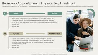 Examples Of Organizations With Greenfield Horizontal And Vertical Business Strategy Ss V
