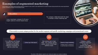 Examples Of Segmented Marketing Why Is Identifying The Target Market