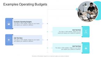 Examples Operating Budgets In Powerpoint And Google Slides Cpb