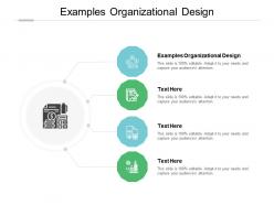 Examples organizational design ppt powerpoint presentation ideas pictures cpb
