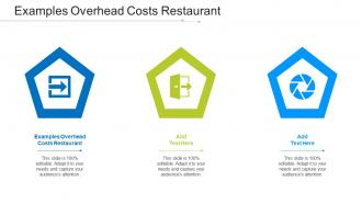 Examples Overhead Costs Restaurant Ppt Powerpoint Presentation Slides Example Cpb
