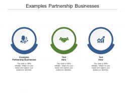 Examples partnership businesses ppt powerpoint presentation infographic template aids cpb