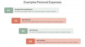 Examples Personal Expenses In Powerpoint And Google Slides Cpb