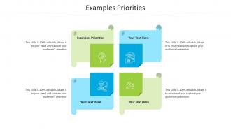 Examples priorities ppt powerpoint presentation layouts pictures cpb