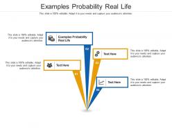 Examples probability real life ppt powerpoint presentation show vector cpb