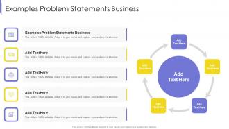 Examples Problem Statements Business In Powerpoint And Google Slides Cpb