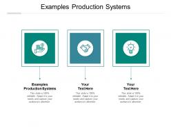 Examples production systems ppt powerpoint presentation pictures visual aids cpb