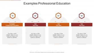 Examples Professional Education In Powerpoint And Google Slides Cpb