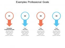 Examples professional goals ppt powerpoint presentation model inspiration cpb