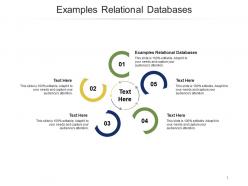 Examples relational databases ppt powerpoint presentation model example topics cpb