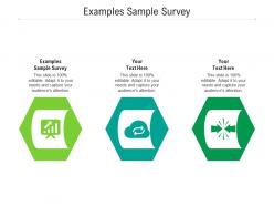 Examples sample survey ppt powerpoint presentation pictures icon cpb