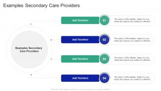 Examples Secondary Care Providers In Powerpoint And Google Slides Cpb