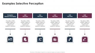 Examples Selective Perception In Powerpoint And Google Slides Cpb