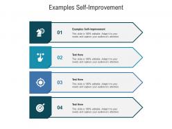 Examples self improvement ppt powerpoint presentation infographic template layout cpb