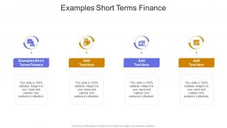 Examples Short Terms Finance In Powerpoint And Google Slides Cpb