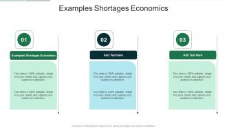 Examples Shortages Economics In Powerpoint And Google Slides Cpb