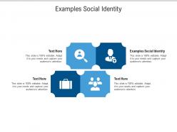 Examples social identity ppt powerpoint presentation summary designs cpb