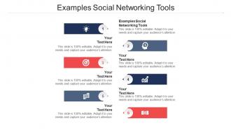 Examples social networking tools ppt powerpoint presentation show templates cpb