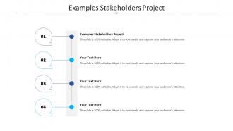 Examples stakeholders project ppt powerpoint presentation inspiration show cpb