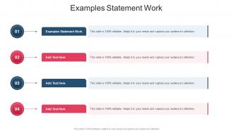 Examples Statement Work In Powerpoint And Google Slides Cpb
