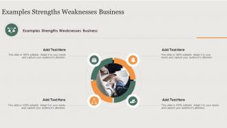 Examples Strengths Weaknesses Business In Powerpoint And Google Slides Cpb