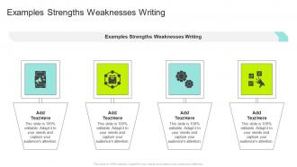 Examples Strengths Weaknesses Writing In Powerpoint And Google Slides Cpb