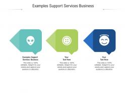 Examples support services business ppt powerpoint presentation gallery themes cpb