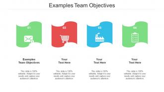 Examples Team Objectives Ppt Powerpoint Presentation Infographic Template Summary Cpb