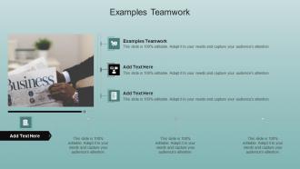 Examples Teamwork In Powerpoint And Google Slides Cpb