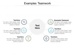 Examples teamwork ppt powerpoint presentation summary display cpb